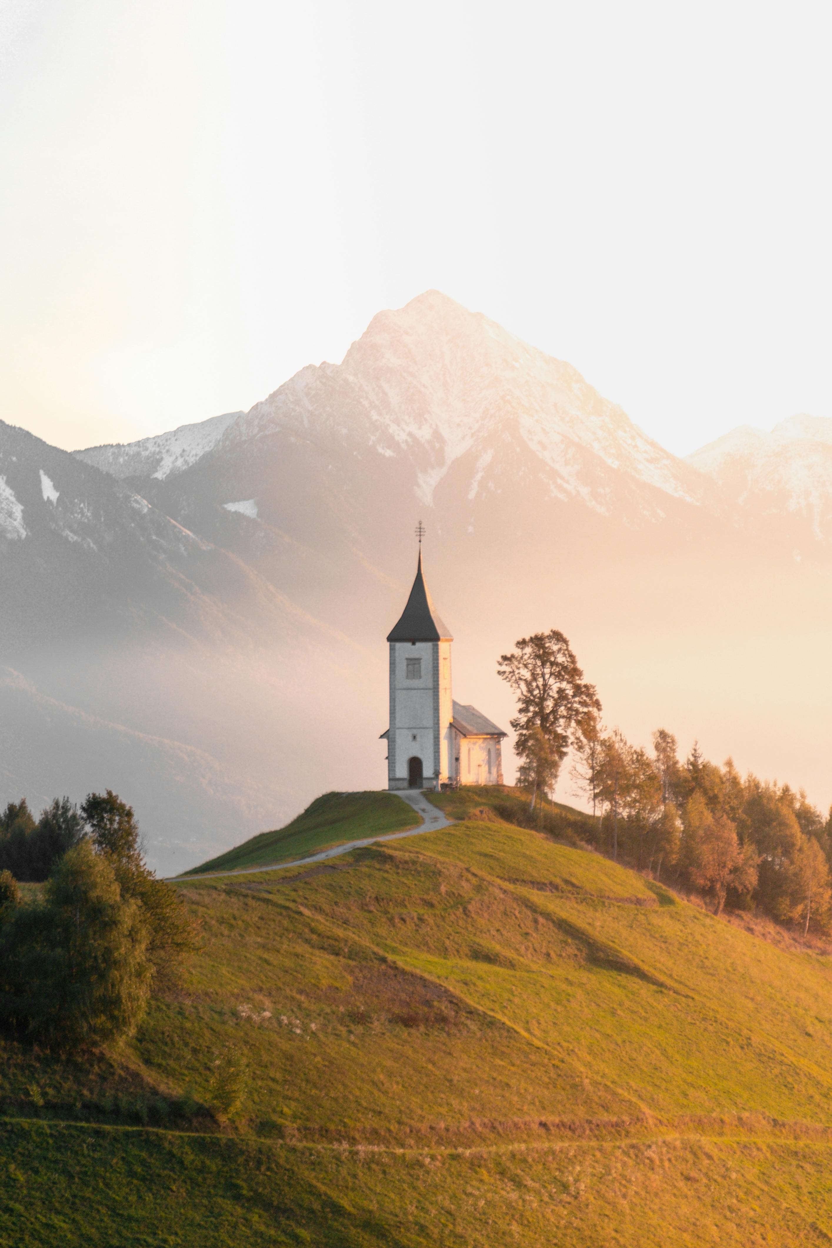 Photo from the top of a mountain in Slovenia